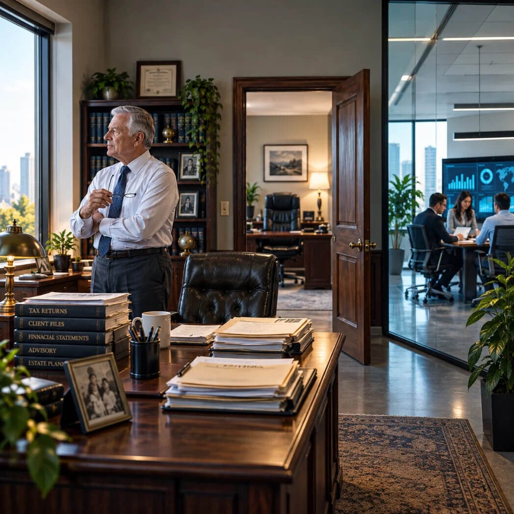 A generation of CPA firm owners is heading for the exit