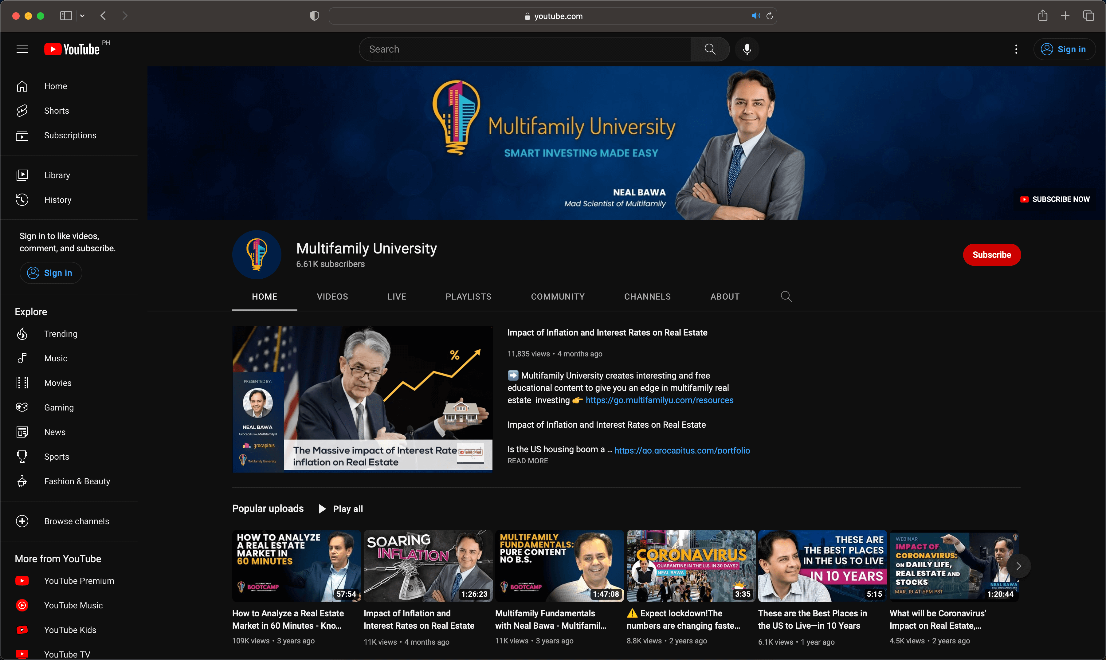Youtube Screenshot