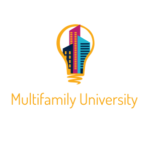 multifamily university logo square light t